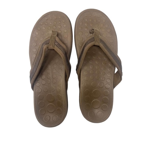 ORTH Heel Tide Ii Toe Post Flip-Flips Sandal Brown Women's Size 9US NEW - Picture 1 of 5